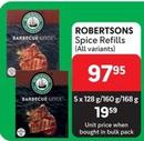 Robertsons - Spice Refills offers at R 97,95 in Makro