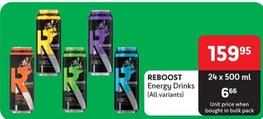 Reboost - Energy Drinks offers at R 159,95 in Makro