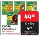 Knorr - Packet Soup offers at R 44,95 in Makro