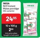 Iwisa - No1 Instant Maize Porridge offers at R 24,95 in Makro