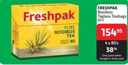 Freshpak - Rooibos Tagless Teabags offers at R 154,95 in Makro