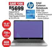 Hp - Intel Celeron Notebook offers at R 5699 in OK Furniture