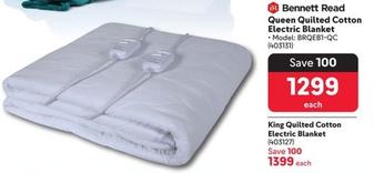 Bennett Read - Queen Quilted Cotton Electric Blanket offers at R 1299 in Makro