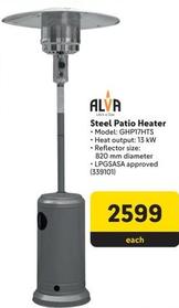 Alva - Steel Patio Heater offers at R 2599 in Makro