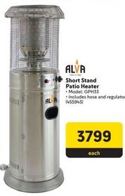 Alva - Short Stand Patio Heater offers at R 3799 in Makro