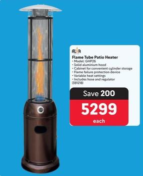 Alva - Flame Tube Patio Heater offers at R 5299 in Makro