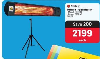 Milex - Infrared Tripod Heater offers at R 2199 in Makro