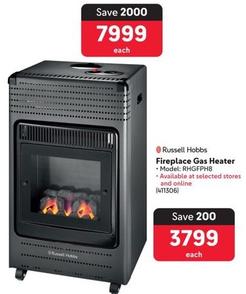 Russell Hobbs - Fireplace Gas Heater offers at R 3799 in Makro