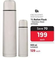 Excellent Houseware - 1l Bullet Flask offers at R 199 in Makro