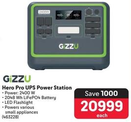 Gizzu - Hero Pro Ups Power Station offers at R 20999 in Makro
