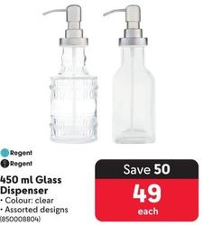 450 Ml Glass Dispenser offers at R 49 in Makro
