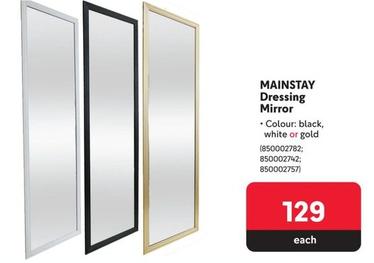 Mainstay Dressing Mirror offers at R 129 in Makro