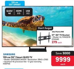 Samsung - 139 Cm (55") Smart Qled Tv offers at R 9999 in Makro