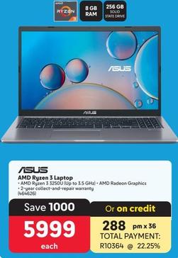 Asus - Amd Ryzen 3 Laptop offers at R 5999 in Makro