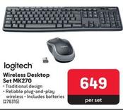 Logitech - Wireless Desktop Set MK270  offers at R 649 in Makro