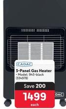 Cadac - 3-Panel Gas Heater offers at R 1499 in Makro