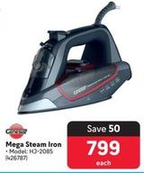 Genesis - Mega Steam Iron offers at R 799 in Makro