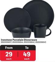 Ironstone Porcelain Dinnerware offers at R 29 in Makro