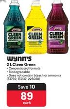 Wynn'S - 2 L Cleen Green offers at R 89 in Makro