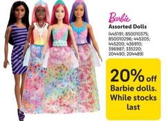 Barbie - Assorted Dolls offers in Makro
