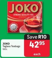 Joko - Tagless Teabags offers at R 42,95 in Makro