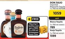 Don Julio - Imported Reposado Tequila offers at R 1059 in Makro