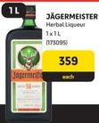 Jagermeister - Herbal Liqueur offers at R 359 in Makro