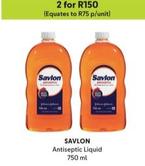 Savlon - Antiseptic Liquid offers at R 150 in Makro