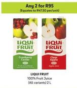 Liqui-fruit - 100% Fruit Juice offers at R 95 in Makro