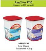 President - Feta Cheese offers at R 110 in Makro