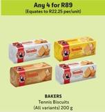 Bakers - Tennis Biscuits offers at R 89 in Makro
