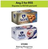 Stork - Baking Margarine offers at R 55 in Makro