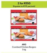 Aro - Crumbed Chicken Burgers offers at R 350 in Makro