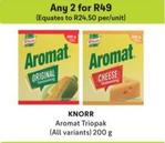Knorr - Aromat Triopak offers at R 49 in Makro