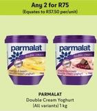 Parmalat - Double Cream Yoghurt offers at R 75 in Makro