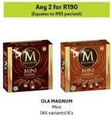 Algida - Ola Magnum Mini offers at R 190 in Makro