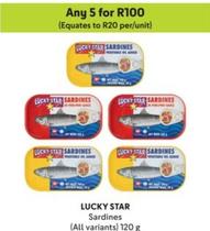 Lucky Star - Sardines offers at R 100 in Makro