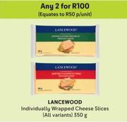 Lancewood - Individually Wrapped Cheese Slices offers at R 100 in Makro