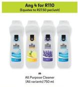 M  - All Purpose Cleaner offers at R 110 in Makro