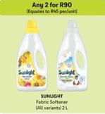 Sunlight - Fabric Softener offers at R 90 in Makro