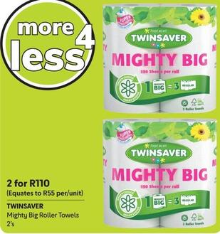 Twinsaver - Mighty Big Roller Towels offers at R 110 in Makro
