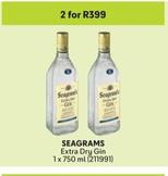 Seagram's - Extra Dry Gin offers at R 399 in Makro