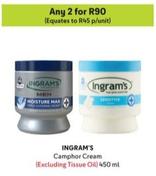 Ingram's - Camphor Cream offers at R 90 in Makro