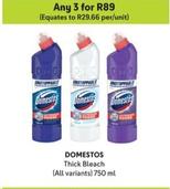Domestos - Thick Bleach offers at R 89 in Makro