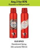 Old Spice - Deodorant Spray offers at R 76 in Makro