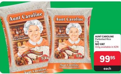 Aunt Caroline - Parboiled Rice offers at R 99,95 in Makro