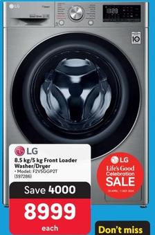 Lg - Front Loader Washer/Dryer offers at R 8999 in Makro