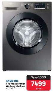 Samsung - 7 Kg Front Loader Washing Machine offers at R 7499 in Makro