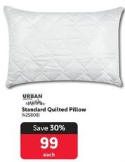 Urban - Standard Quilted Pillow offers at R 99 in Makro