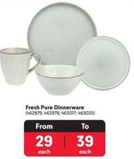 Fresh Pure Dinnerware offers at R 29 in Makro